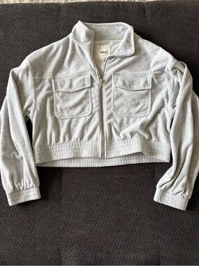 Aerie Cropped Zip Up
